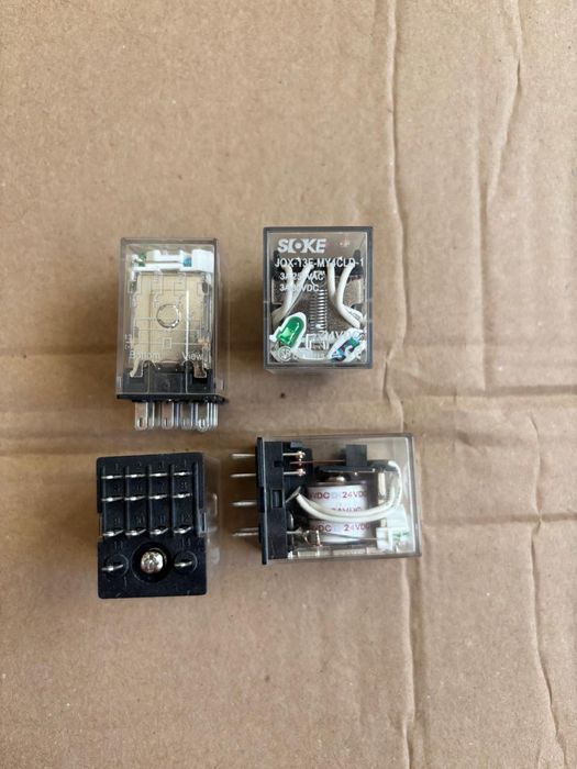 Реле JQX-13F-MY4CLD-1 DC24V 3A240VAC (4 open, 4 close)