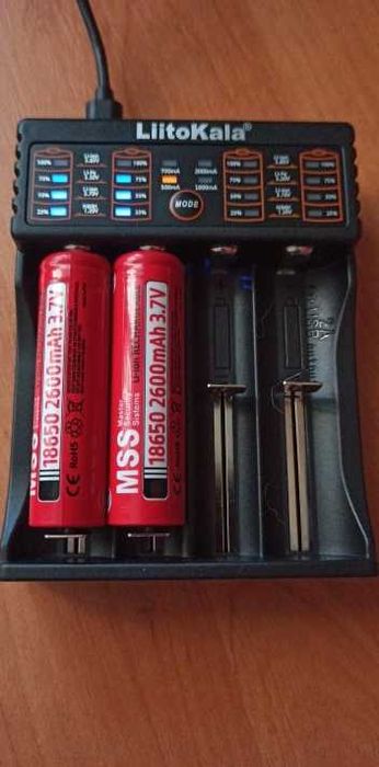 Зарядное устройство LiitoKala Lii-402, Li-ion, Ni-MH, Ni-Cd, PowerBank