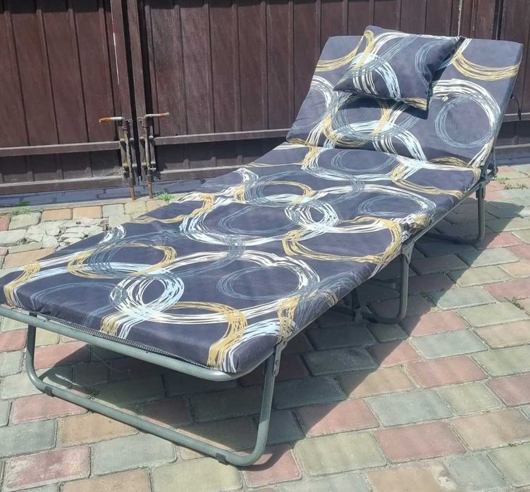 Переносная кровать раскладушка складная ліжко розкладачка з матрацом