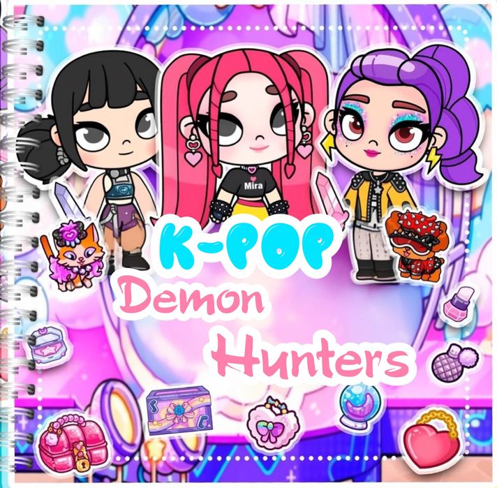 Альбом на липучках "K-POP АВАТАР"