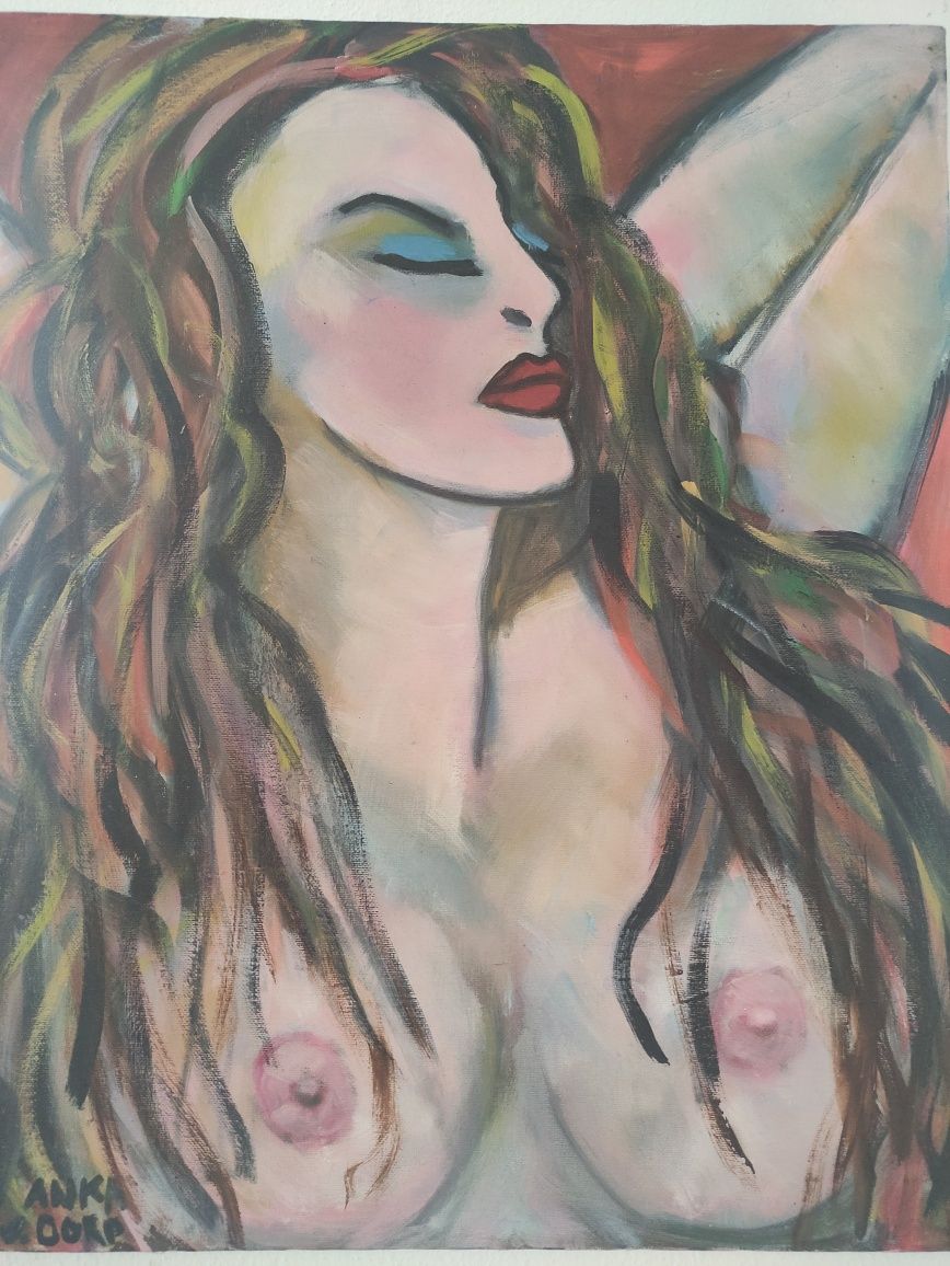 Tela Mulher pintora: Anka Van Dorp