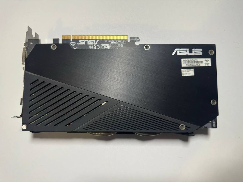 Відеокарта ASUS GeForce GTX 1660 6GB DUAL OC