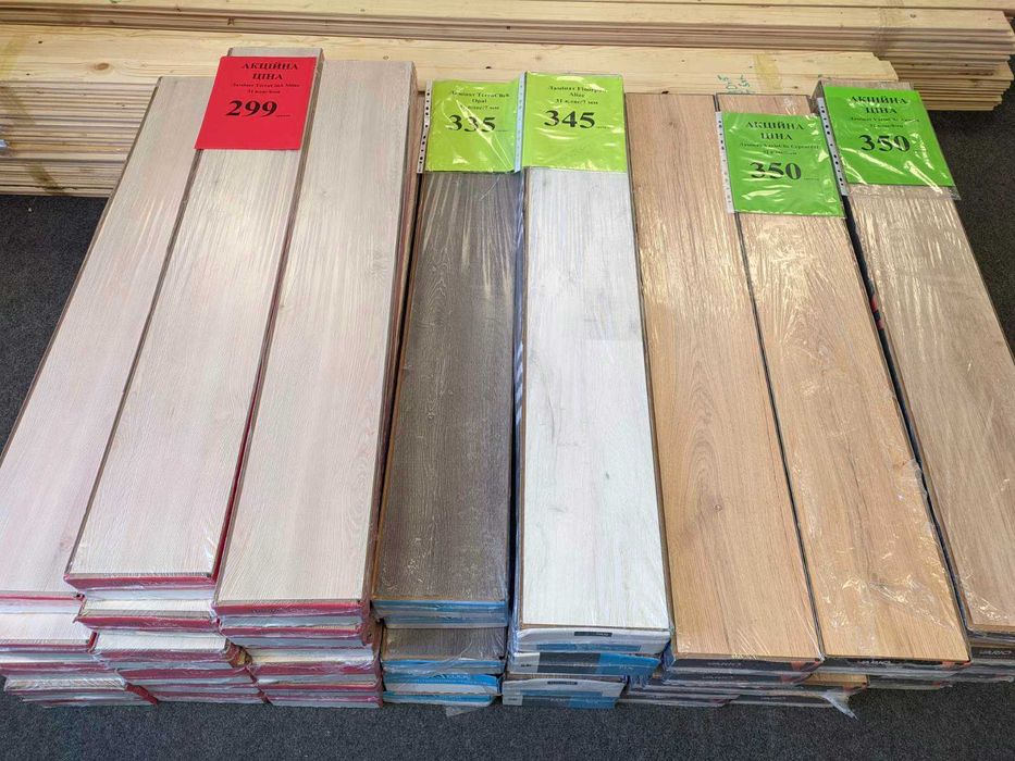 Ламінат 32 клас в наявності: вул Зелена 238 Підлога та SPC.