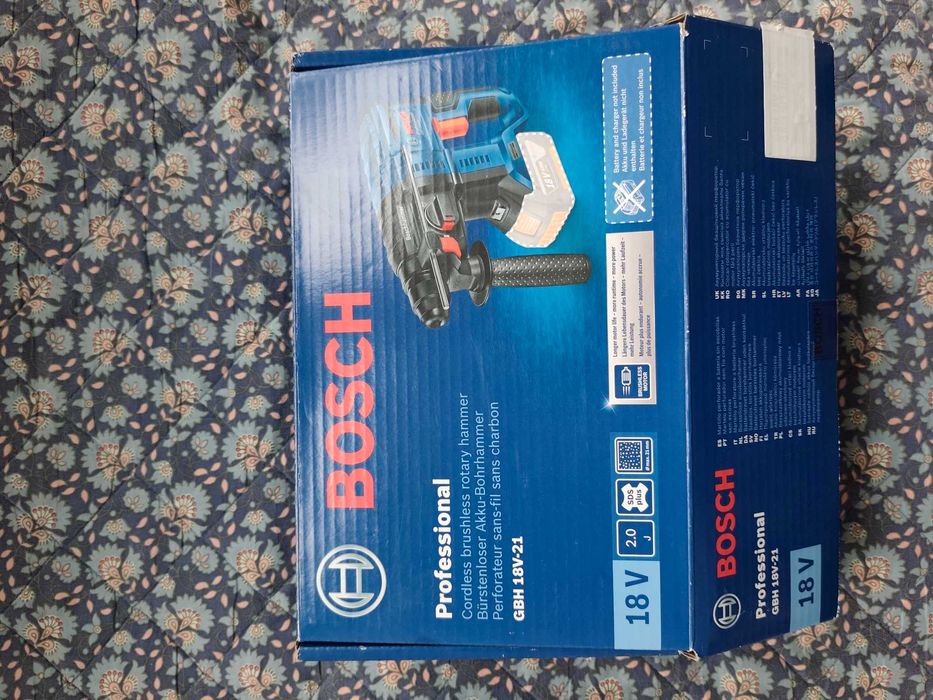 Zestaw BOSCH wkrętarka, szlifierka kątowa, młotowiertarka udarowa