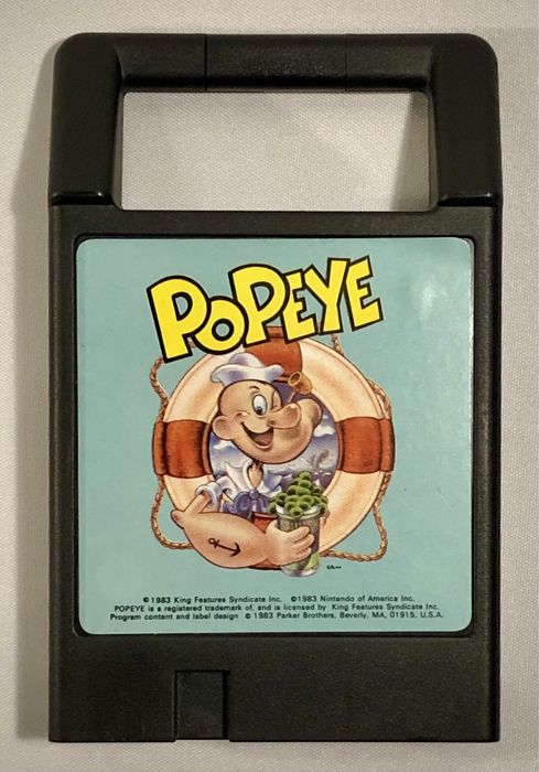 Gra wideo POPEYE na konsolę Philips Videopac komplet BOX retro arcade