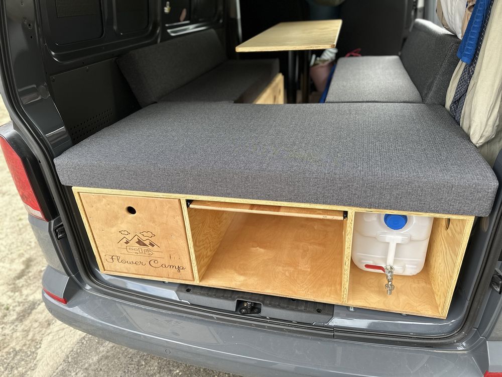 Zabudowa kempingowa turystyczna camper box trafic kamper jumpy t6 t5