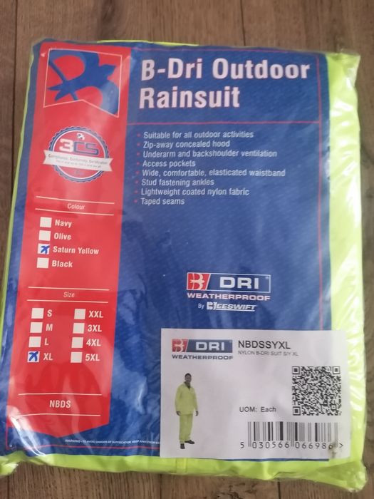 Водонепроницаемый костюм дождевик stormdri размер