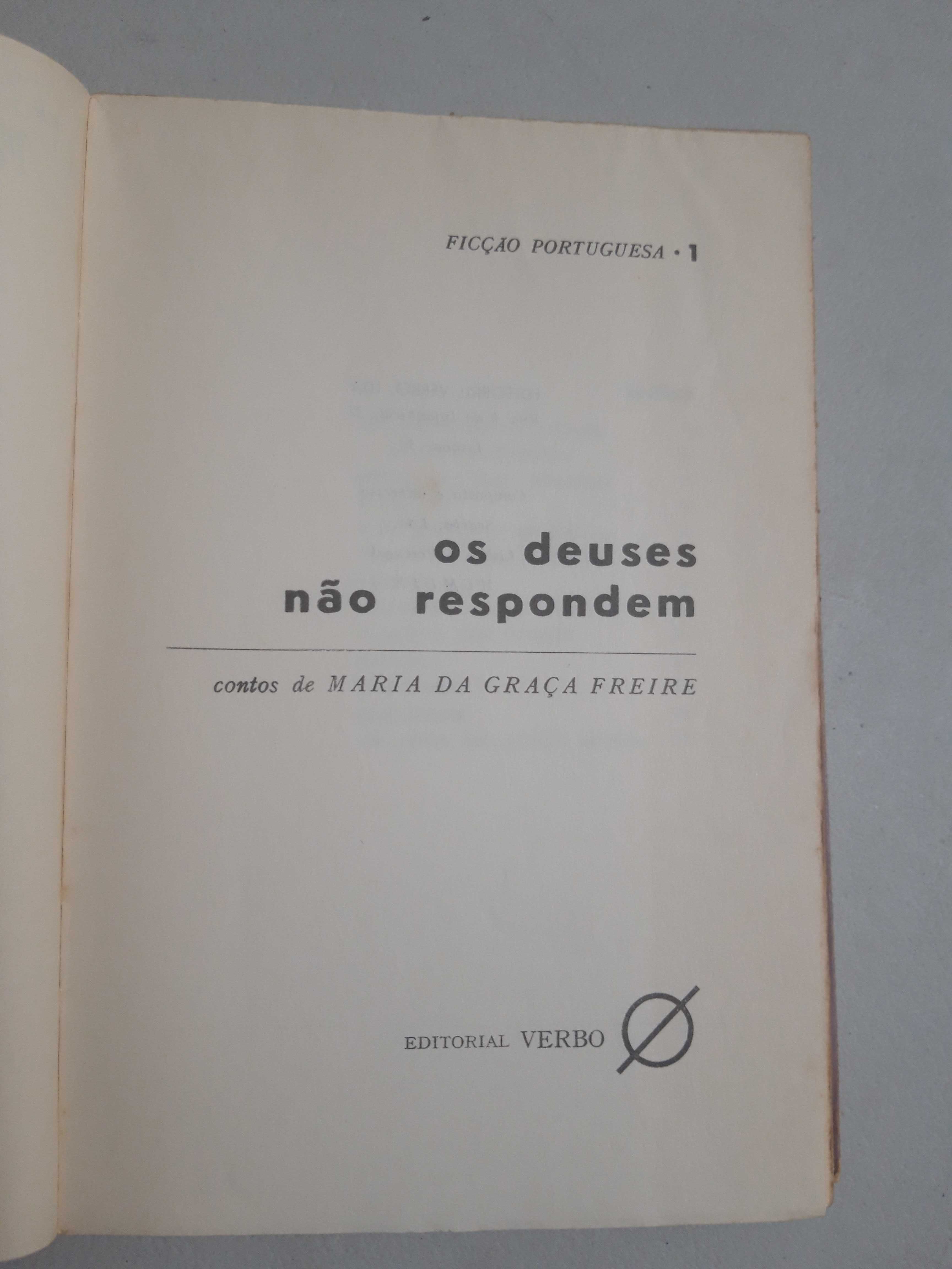 Livro PA-1 - Maria da Graça Freire - Os Deuses não Respondem