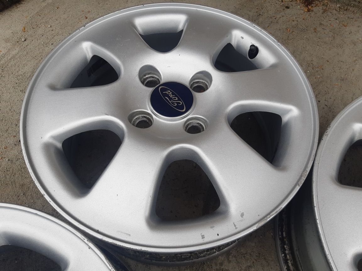 4 orginalne alufelgi ford 4x108 15"