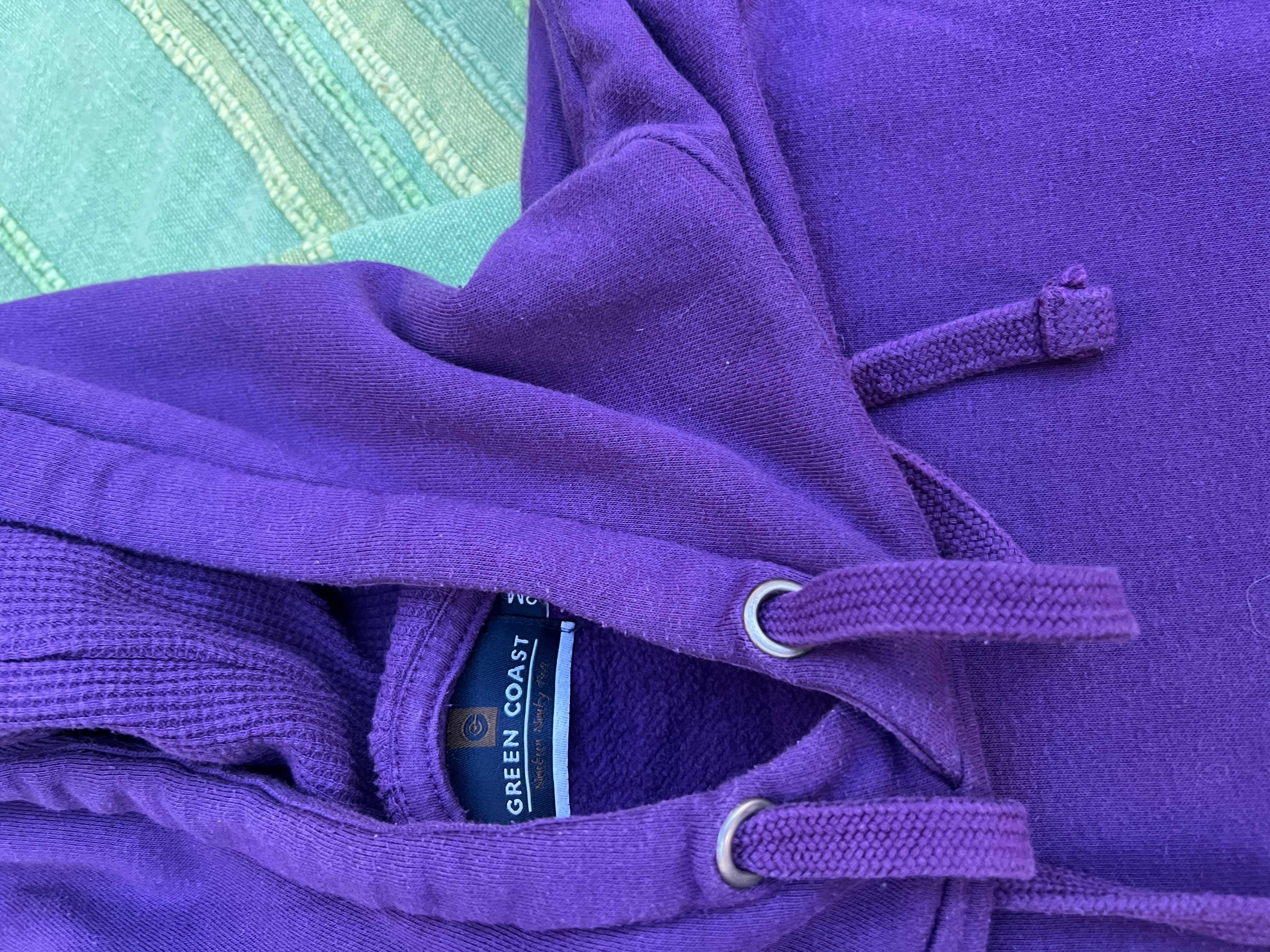 hoodie roxa M greencoast
