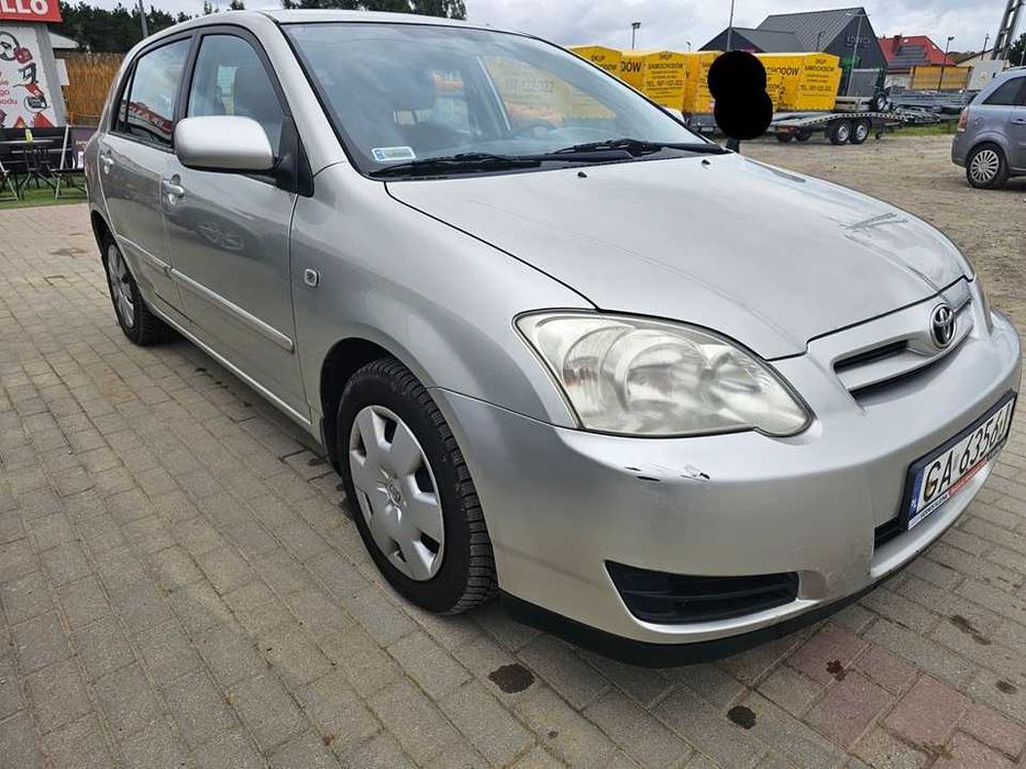 Toyota Corolla 2005r/1.4diesel/90KM/opłaty aktualne/klimatyzacja
