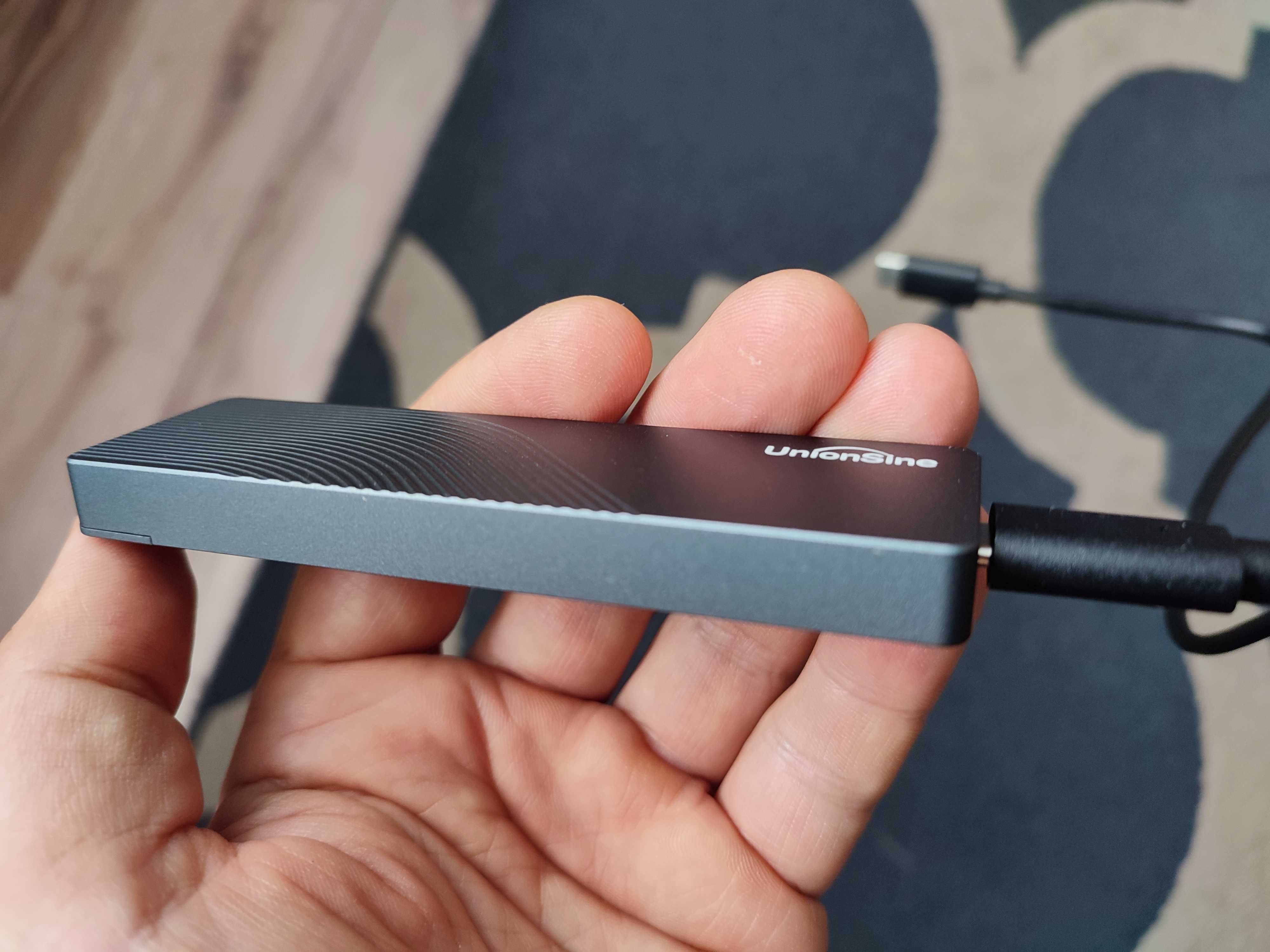 UnionSine MD202. Obudowa na dyski SSD. Nowa. m.2: NVMe PCIe oraz SATA.
