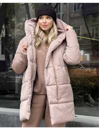 Теплий пуховик, зимове жіноче пальто нове