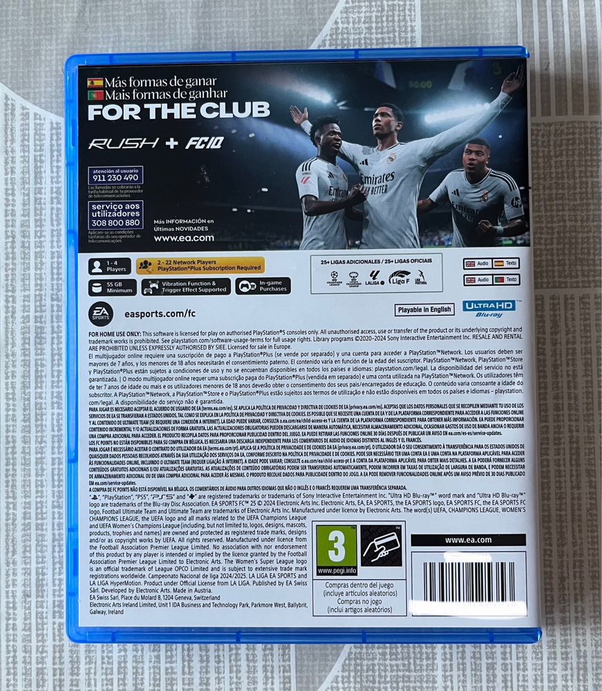 Jogo FC25 PS5 como novo