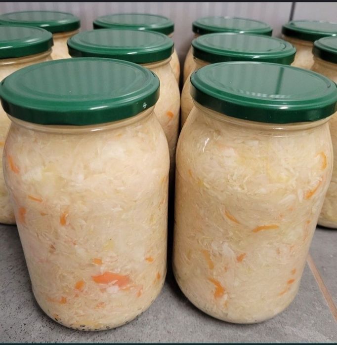 Kapusta kiszona NATURALNIE- 4 SŁOIKI - wysyłka