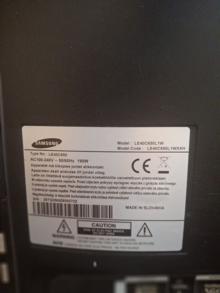 Telewizor samsung 40cali