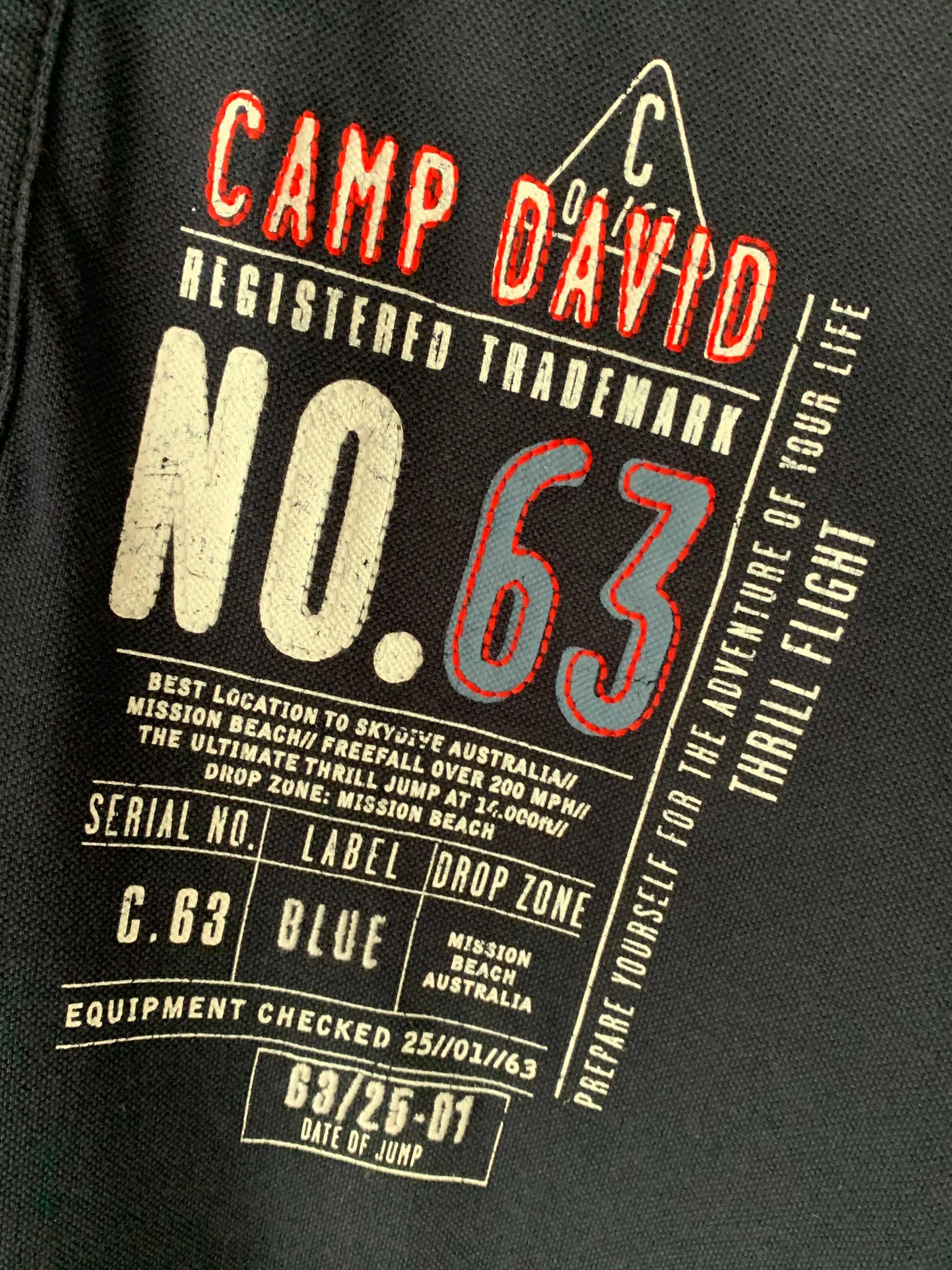 Camp David super koszulka polo M