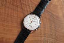 STAR chronograph super stan stalowa koperta - po serwisie - lata 50-te