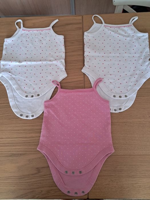 Zestaw body krótki rękaw 80 86