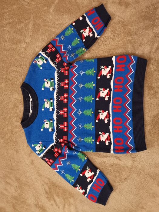 Новогодние, рождественские свитера от 1.5-2 до 3-4 лет, Next, Zara, Tu