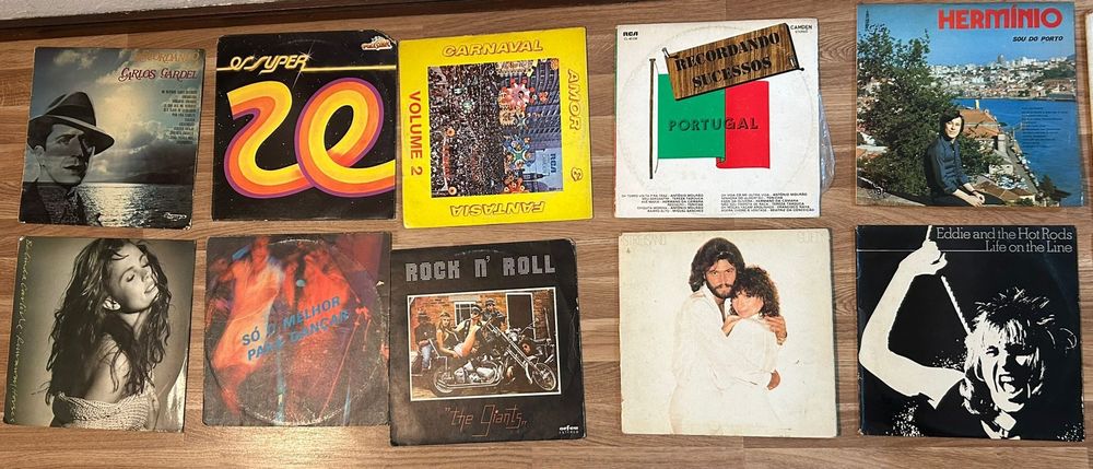 Discos Vinil, preço unitário