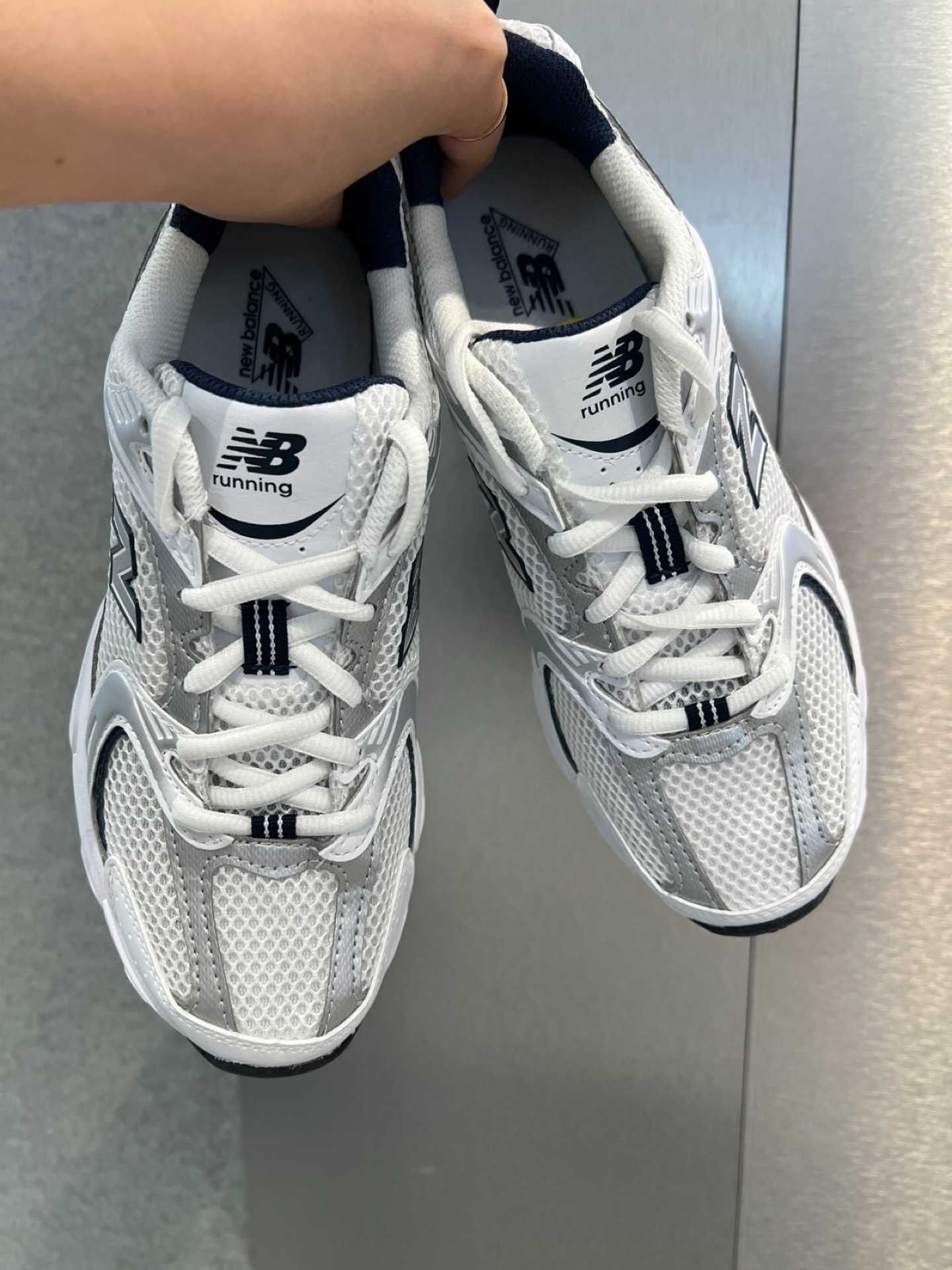 NewBalance _Nowy*530_White_Silver_Navy*UnisexTrampk38.5