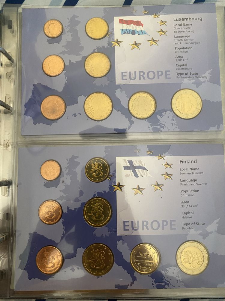 Coleçao moedas europa