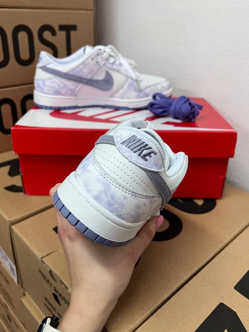 Nike Dunk SB purple pulse + додаткові шнурки
