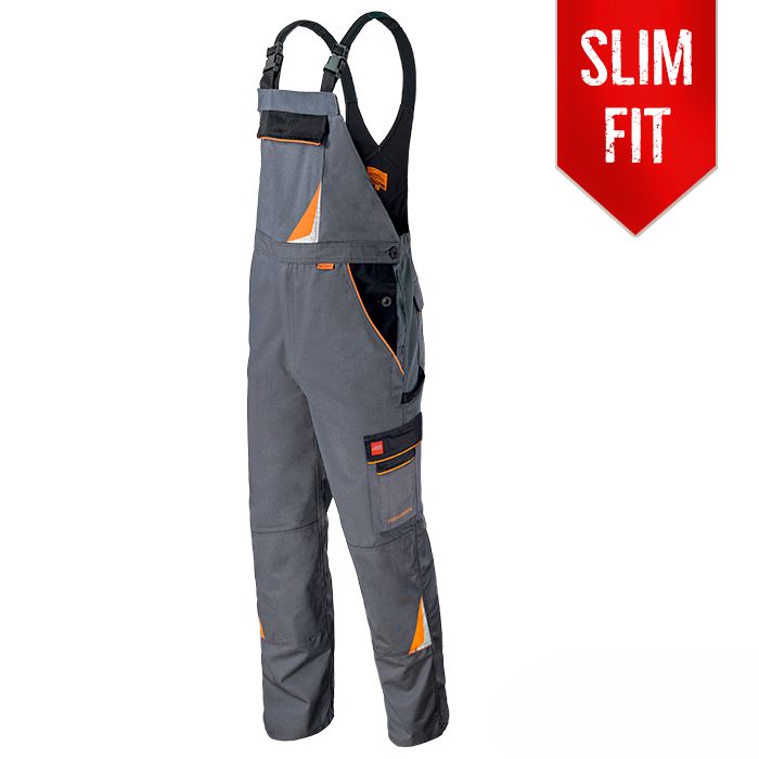 Spodnie OGRODNICZKI robocze PROFESSIONAL GRAY Potrójne Szwy  58