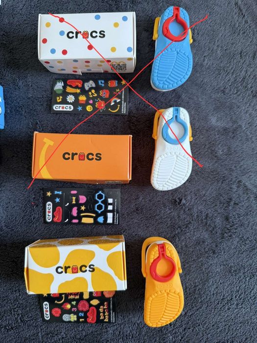 Іграшки Брелоки Крокс Макдональдс Crocs McDonald's Happy Meal