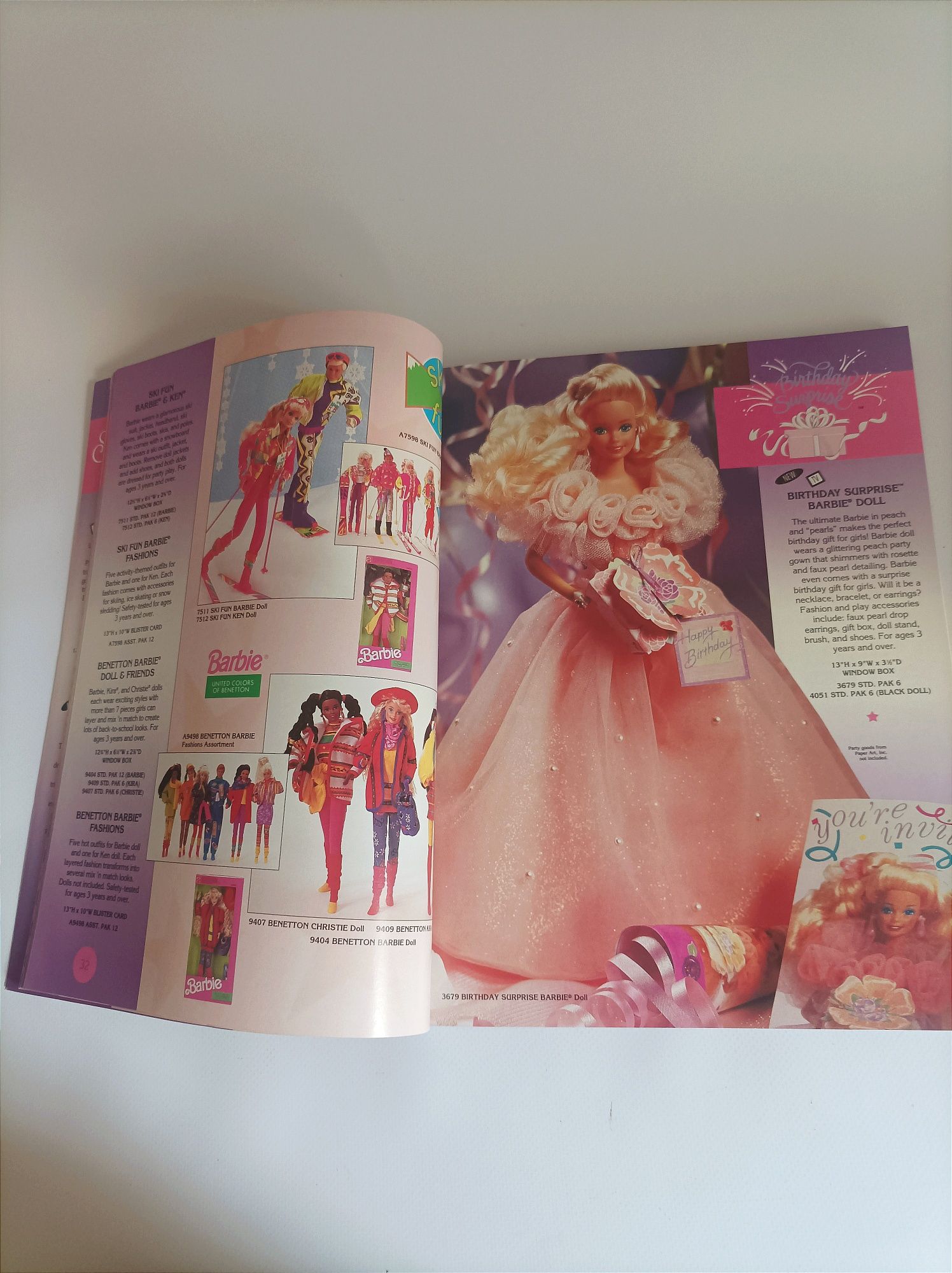 Каталог журнал про Барбі Catalog Barbie Mattel 1992, Girls Toys.