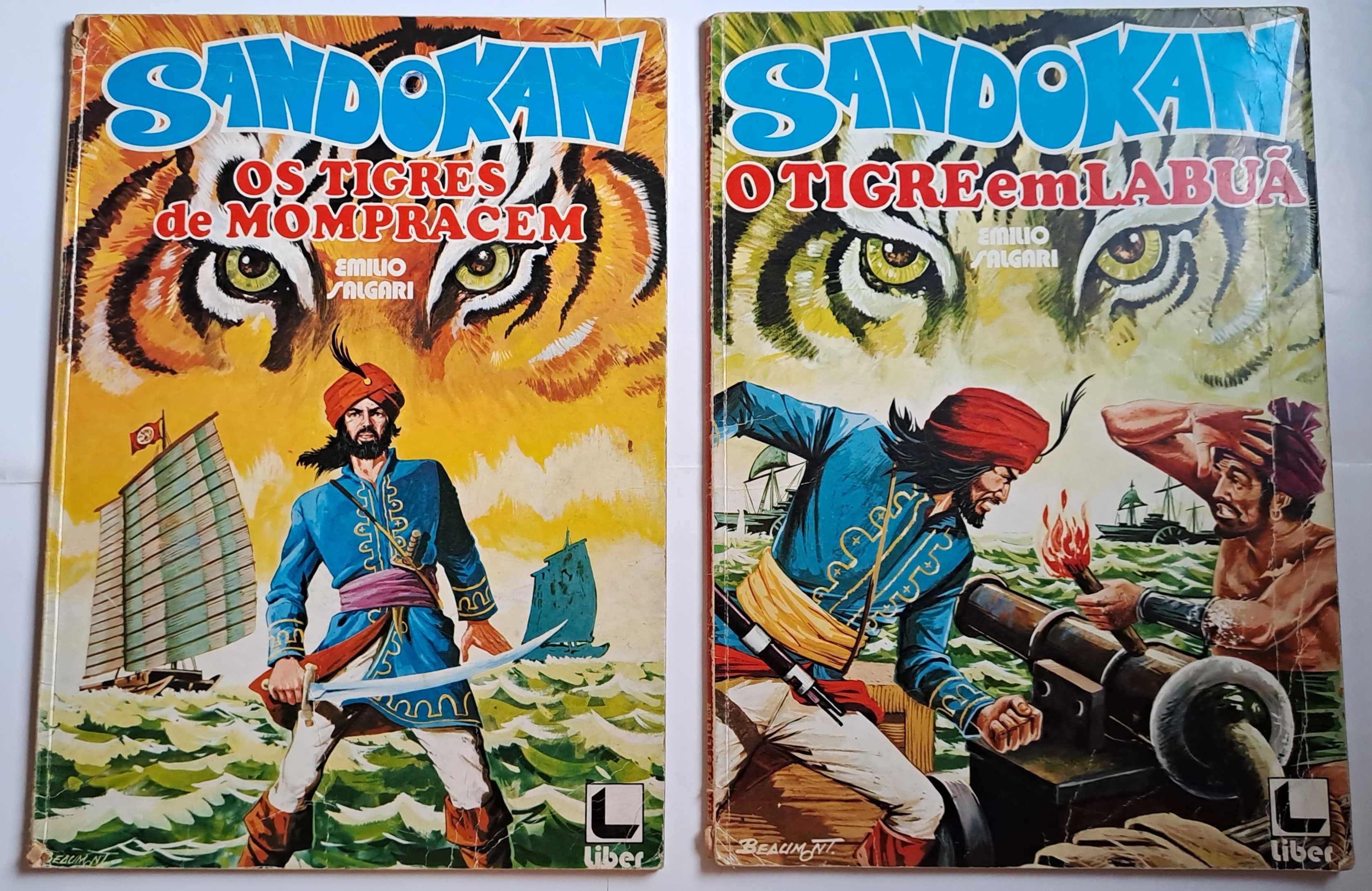 Sandokan -  Dois livros de BD