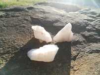 Pedras de proteção espiritual, cristais calcite branca 5€ cada