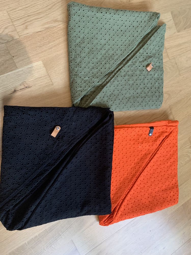 Chusta I love loop ażurowa khaki now