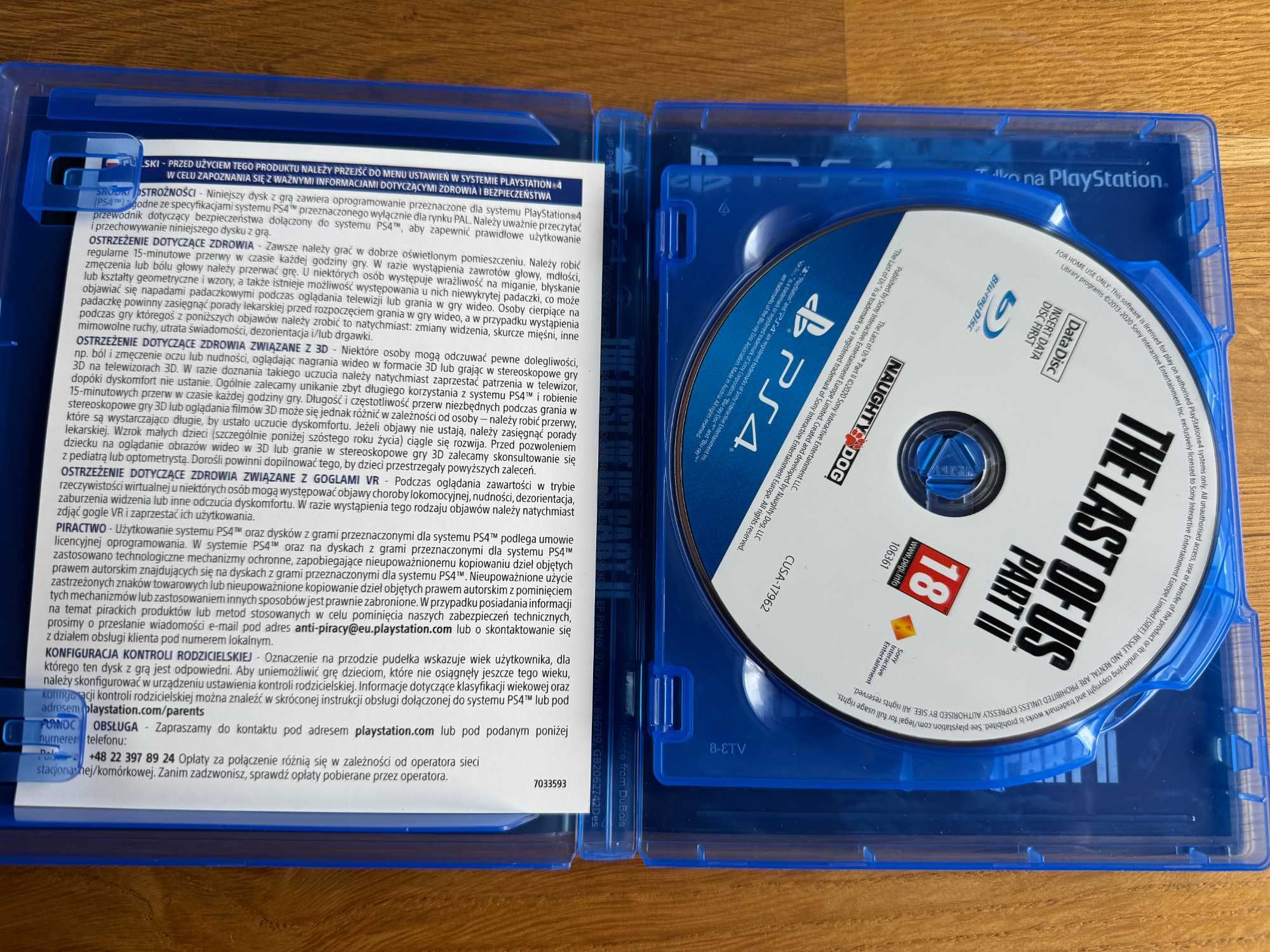 Gra The Last Of Us Part II 2 PS4 Playstation 4 POLSKA wersja PL OKAZJA
