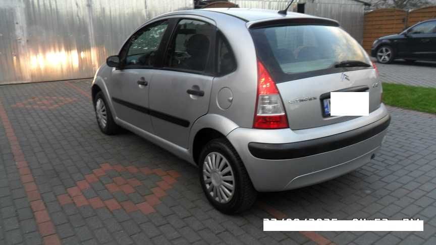 Samochód osobowy  Citroen  C3    Model 2007 POJ  1,2  benzyna sprzedam