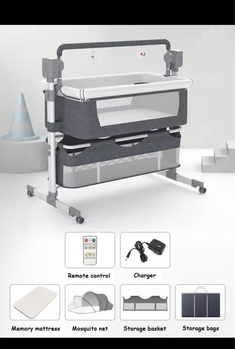 Berço eletrico balança/musica