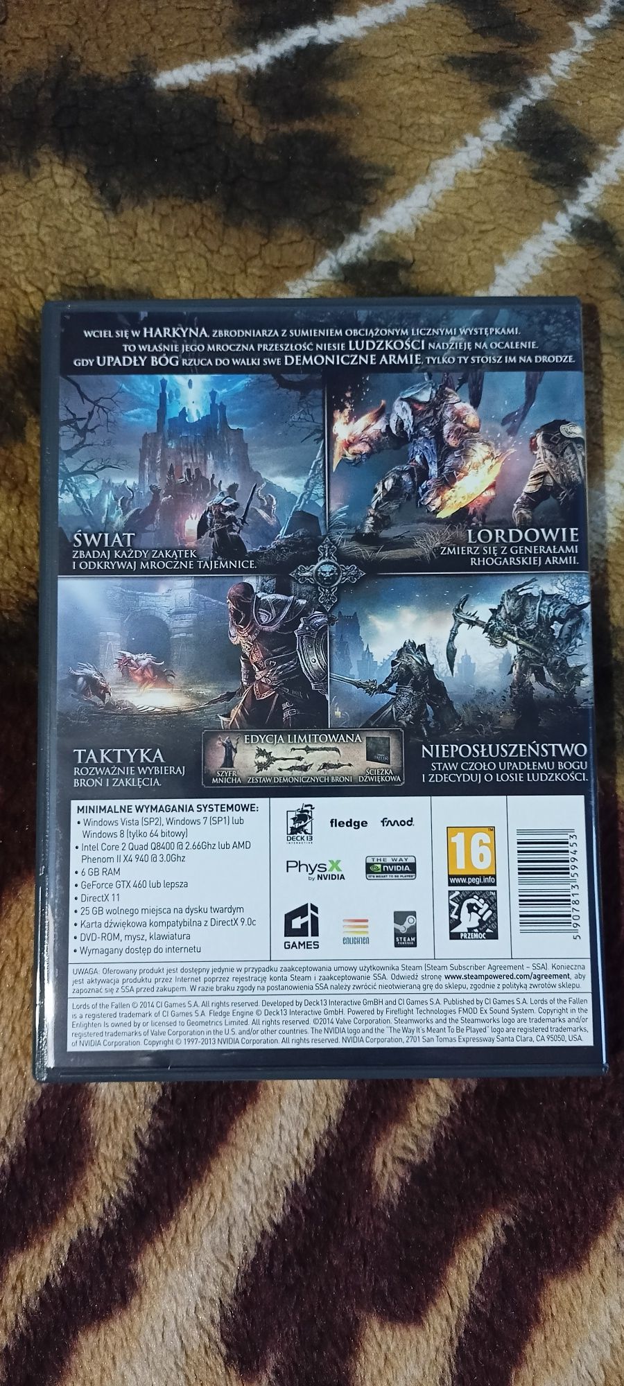 Lords Of The Fallen gra PC wydanie pudełkowe