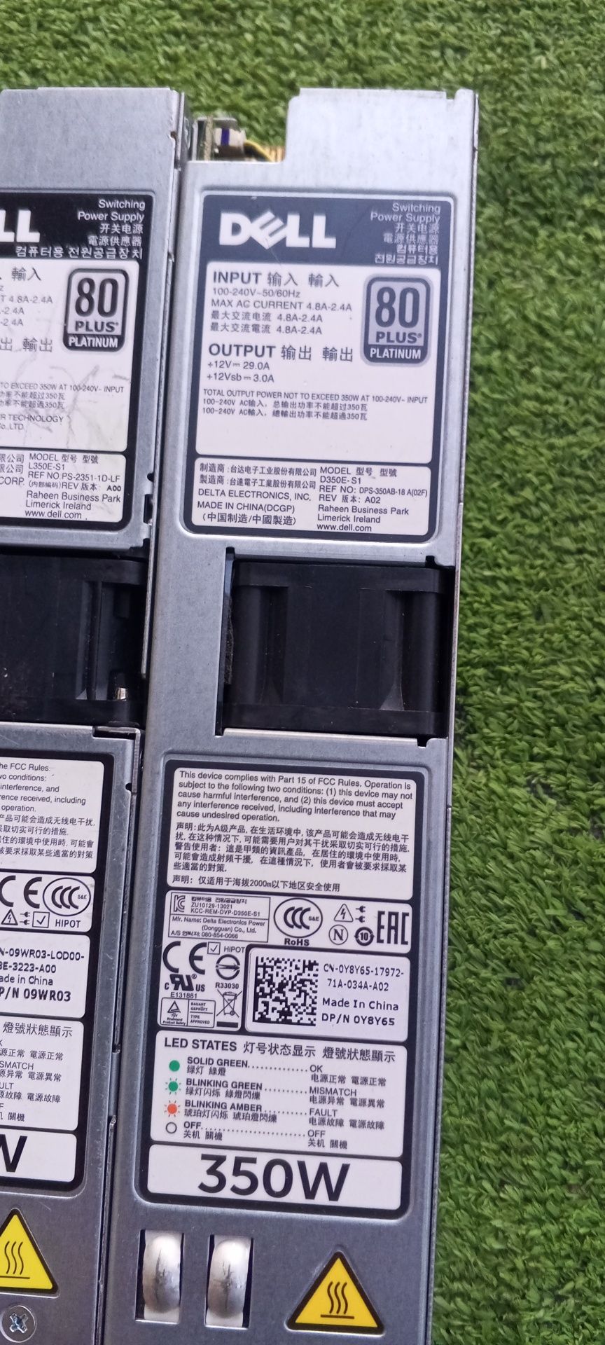 Сервісний блок живлення dell 80 plus 1100 вт