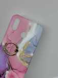 Huawei P20 Lite Etui Case Obudowa Silikonowa Różowa Marmurek kod 2333