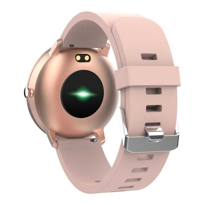 Forever ForeVive SB-320 smartwatch różowy dwa paski pulsometr