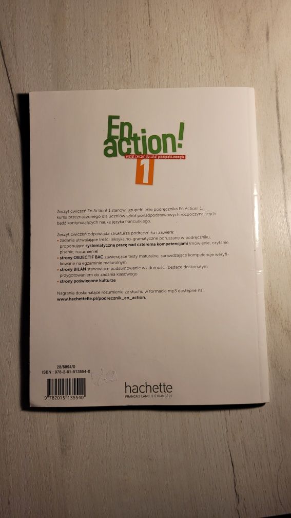 En action 1 zeszyt ćwiczeń