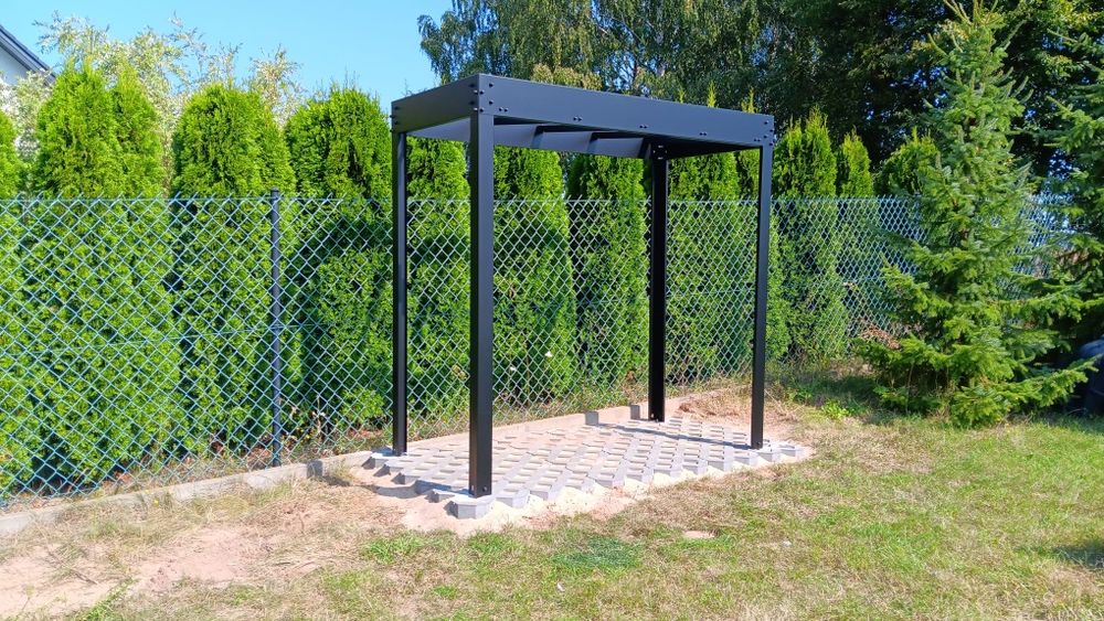 Wiata metalowa na drewno, narzędzia