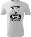 koszulka t-shirt sexy wędkarz wędkowanie hobby prezent łowienie ryb XL