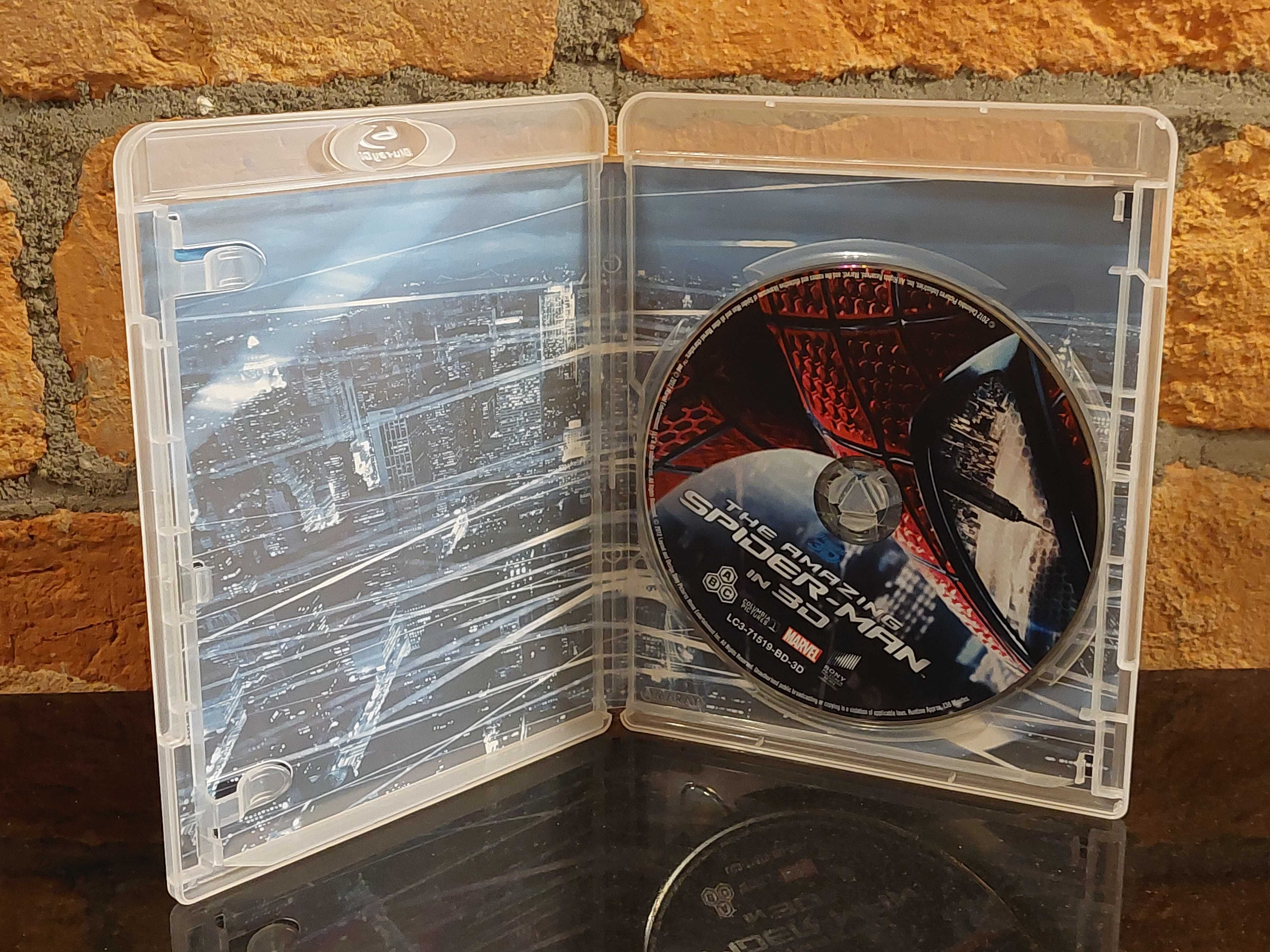 Płyta Film Blu-ray Niesamowity Amazing Spider-Man 2D 3D PL jak Nowa