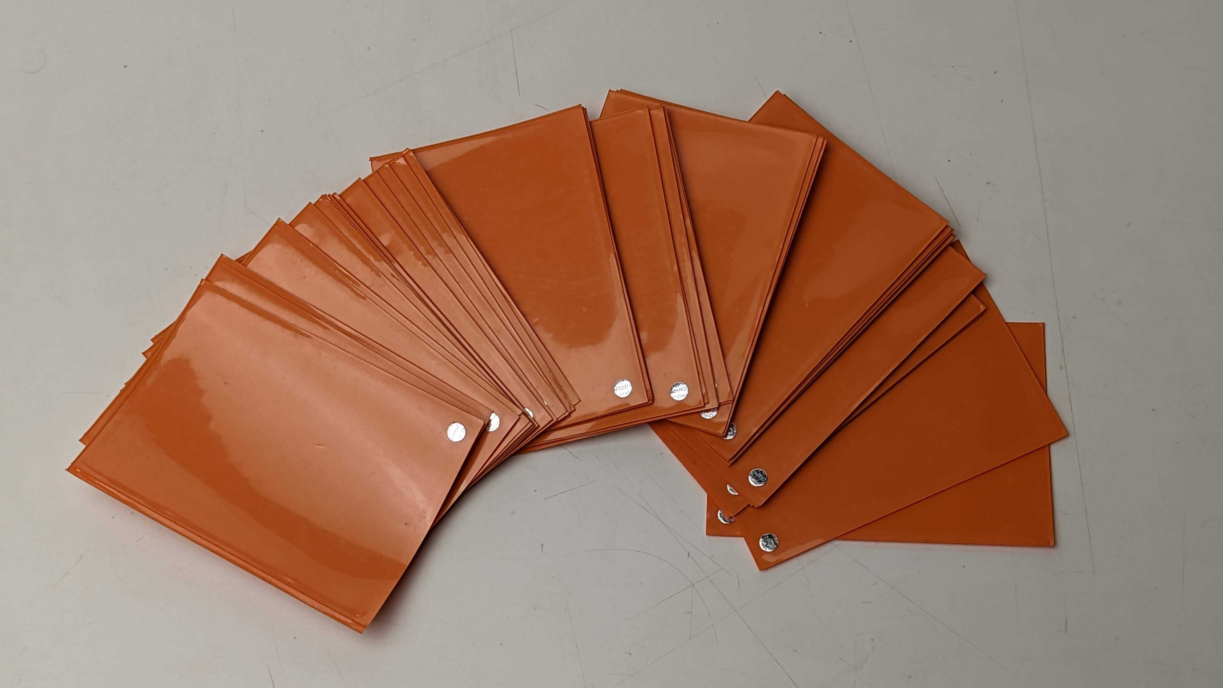 50 Capas para Cartas com fundo laranja