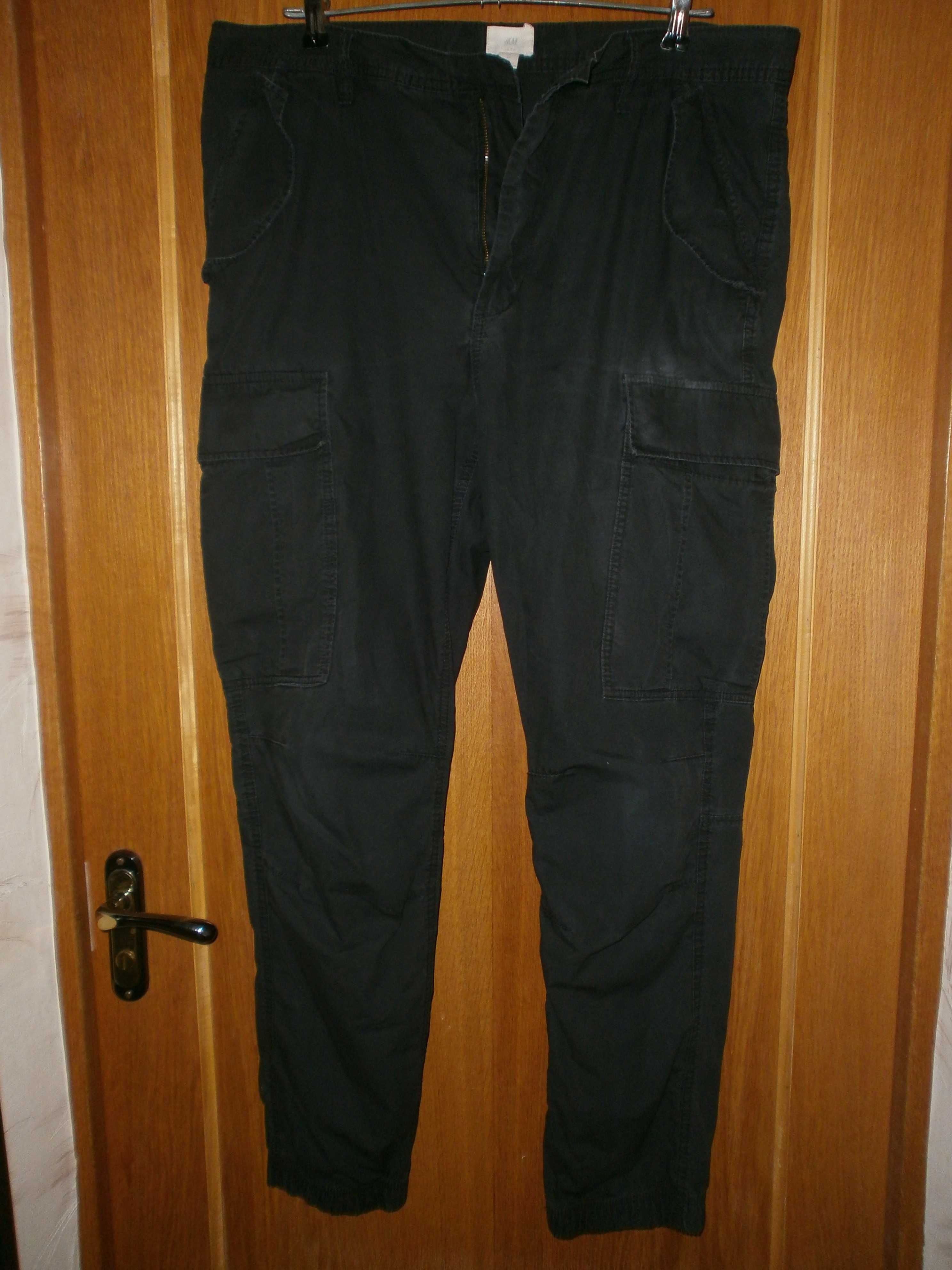 Штаны LOGG H&M, чёрные, разм. 36, наш размер. 54. Пояс-49 см