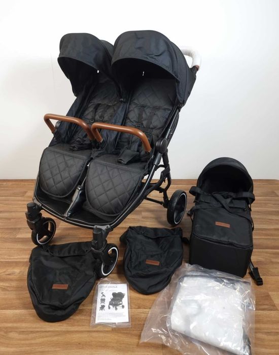 NOWY Wózek podwójny Ickle Bubba Venus Prime bliźniaczy rok po roku