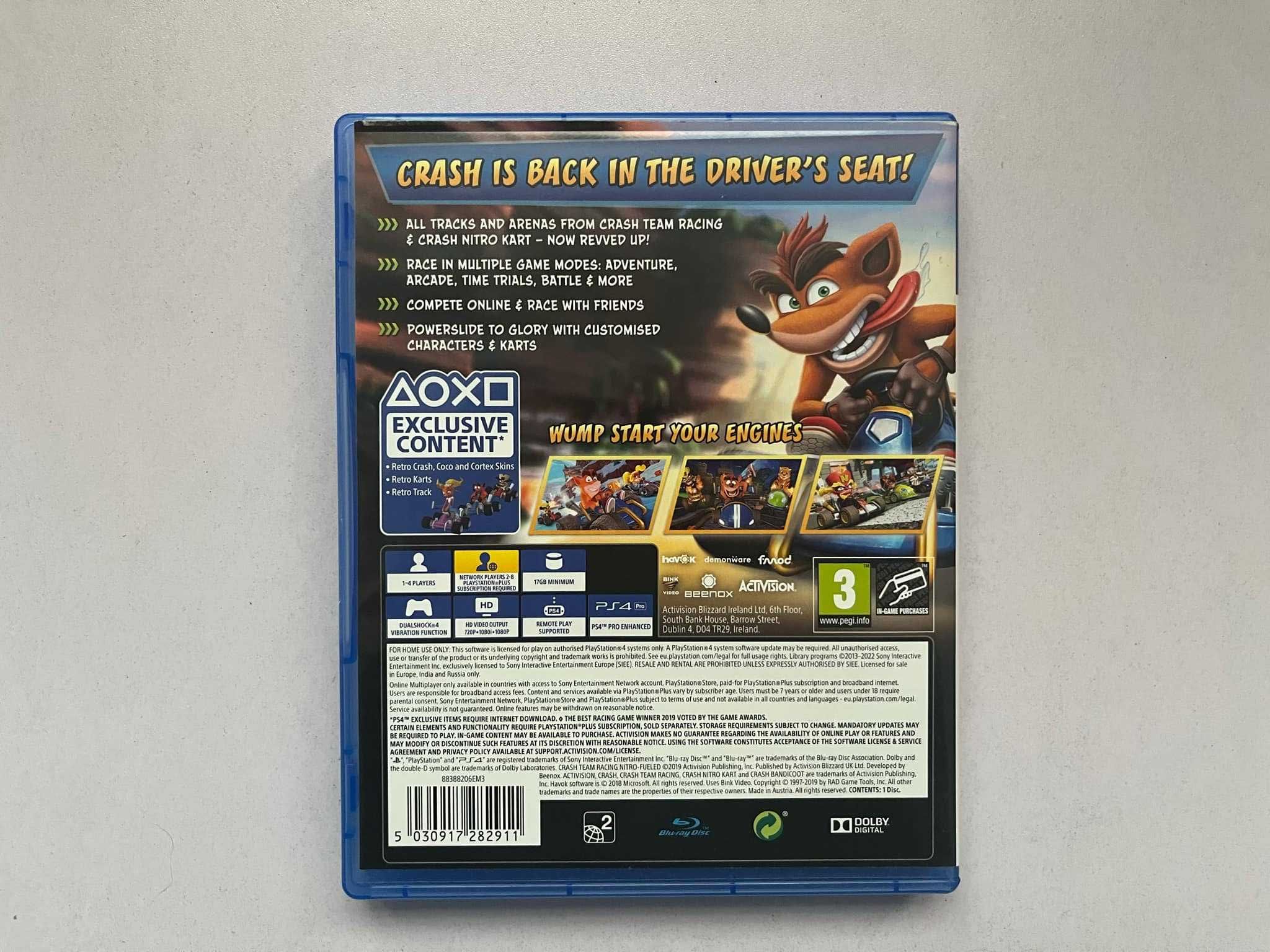 Crash Team Racing Nitro Fueled PS4