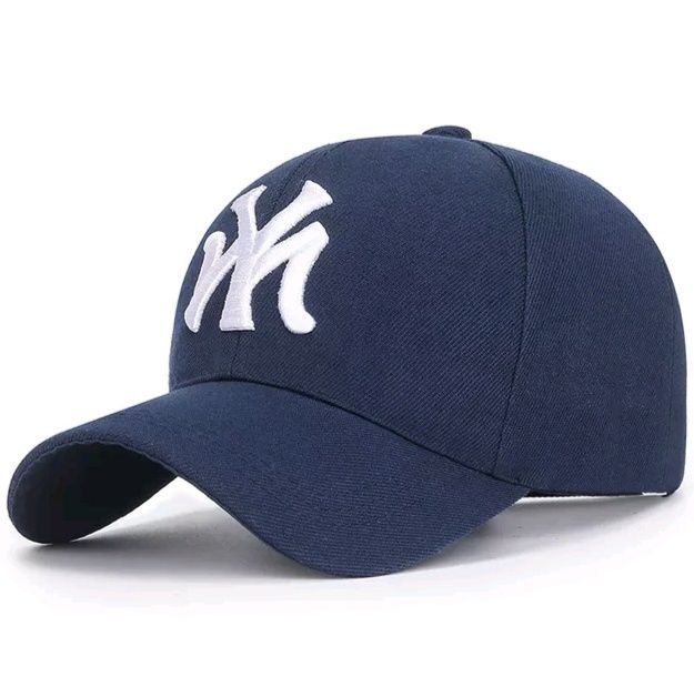 Nowa Czapeczka czapka z daszkiem granatowa damska logo New York